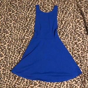 Cobalt Blue A-Line Dress